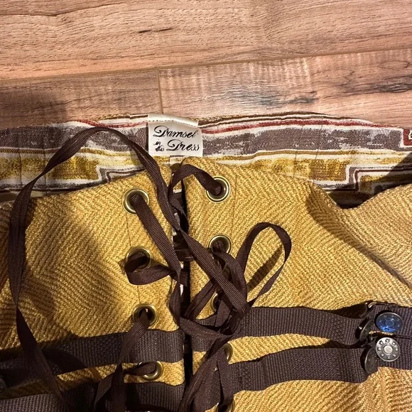 DITD underbust Corset yellow. - Picture 4 of 6